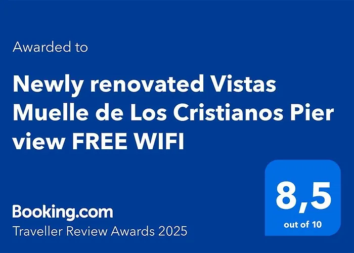 Newly Renovated Vistas Muelle De Cristianos Pier View Free Wifi アパート *